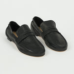 The Unlined Penny Loafer in Nero