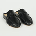 The Penny Loafer Mule in Black