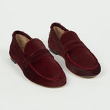 The Penny Loafer in Ponyhair Claret