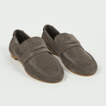 The Unlined Penny Loafer in Smoke