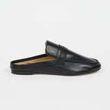 The Penny Loafer Mule in Black