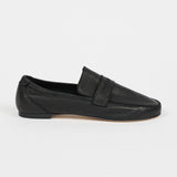 The Unlined Penny Loafer in Nero