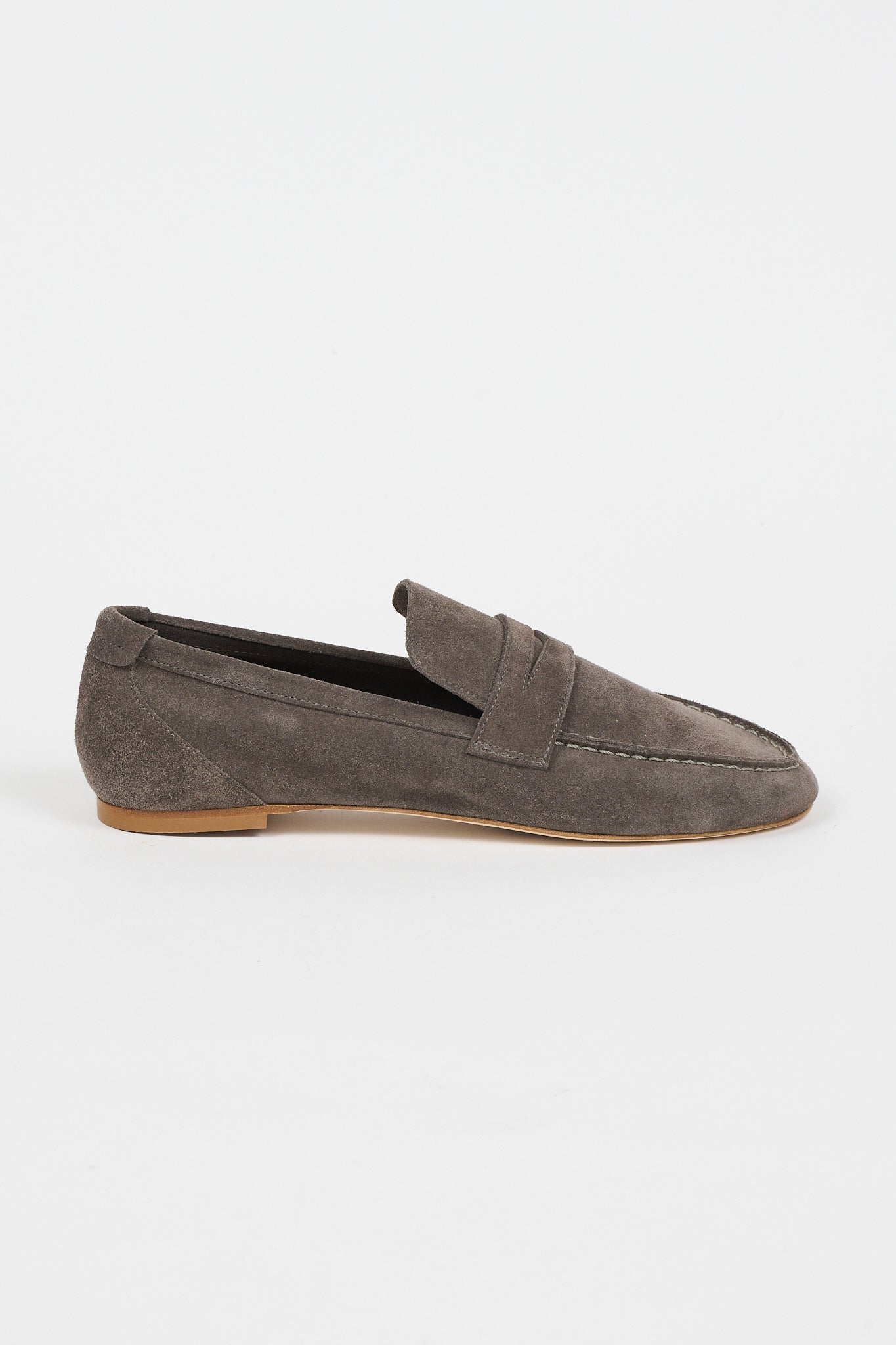 The Unlined Penny Loafer in Smoke