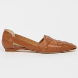 The Weave Slip On in Cognac