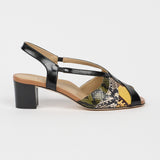 The Archive Heel in Citrus Snake