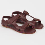 The Walking Sandal in Oxblood