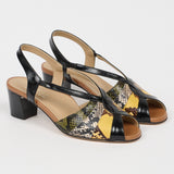 The Archive Heel in Citrus Snake