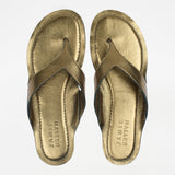 The San Diego Sandal in Olive Metallic
