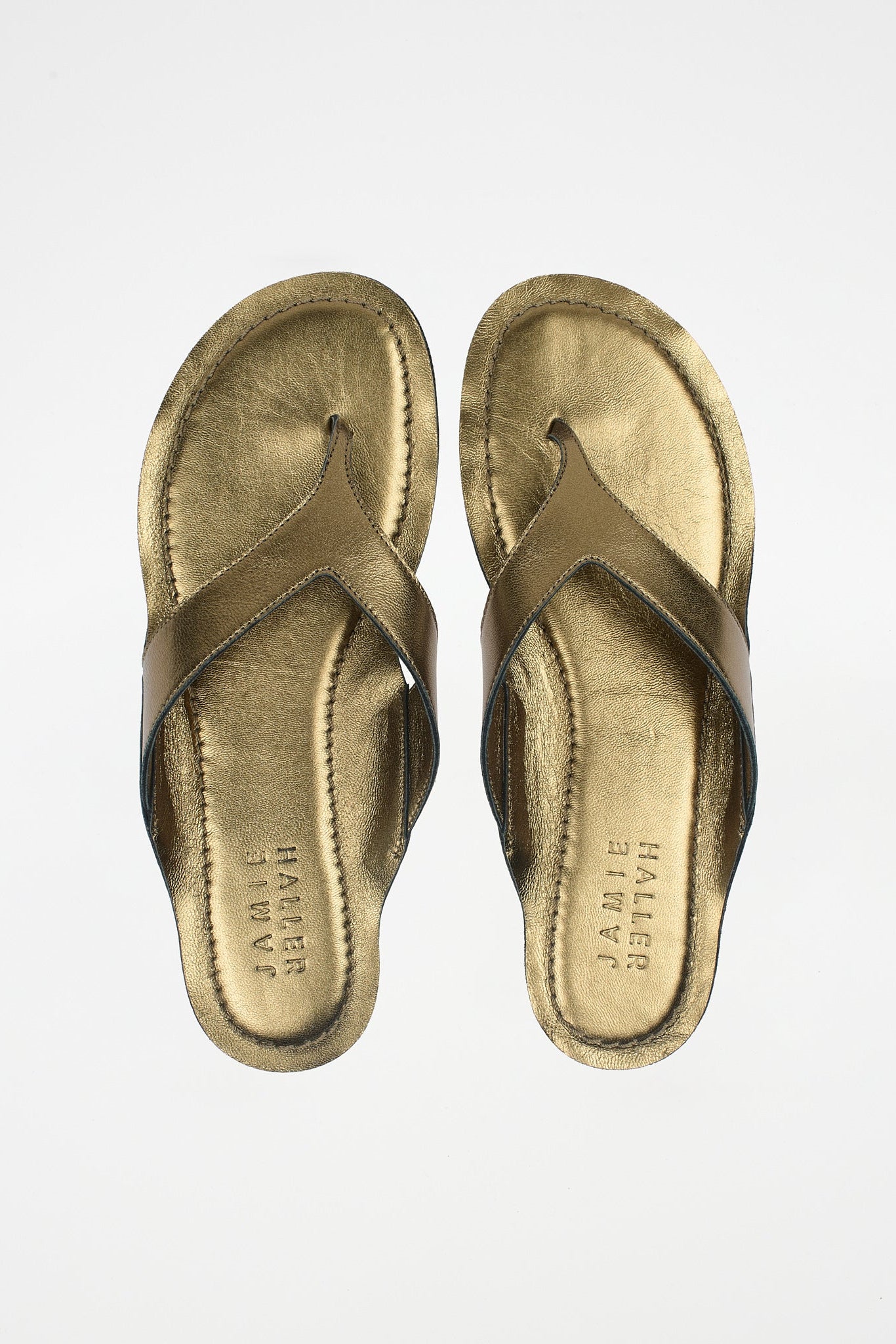 The San Diego Sandal in Olive Metallic