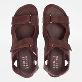The Walking Sandal in Oxblood
