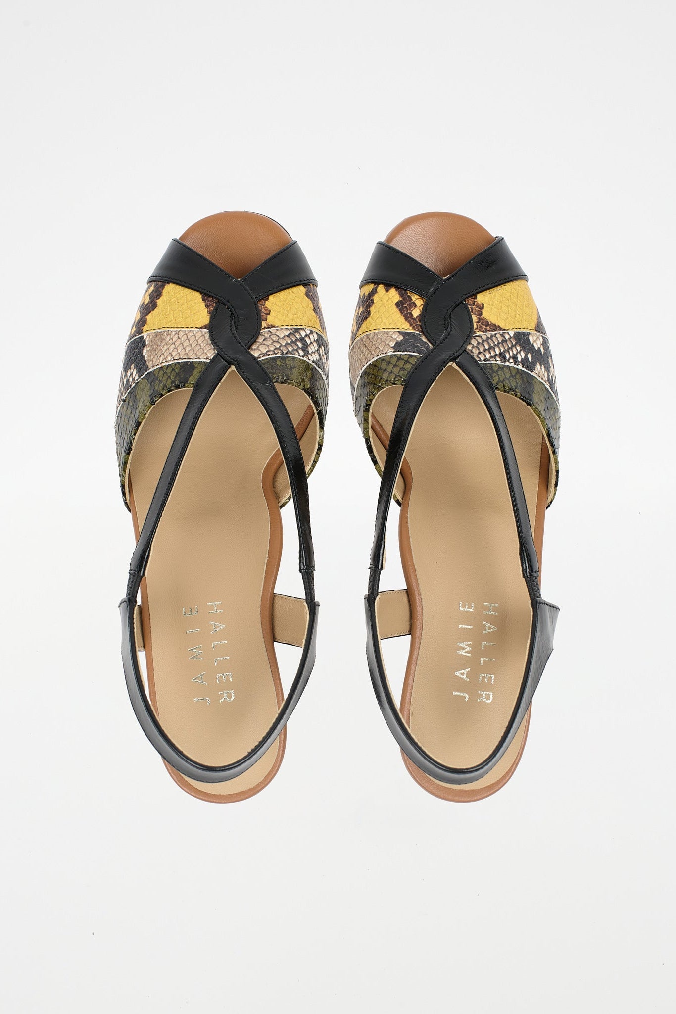 The Archive Heel in Citrus Snake