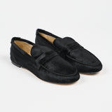 The Penny Loafer in Ponyhair Black