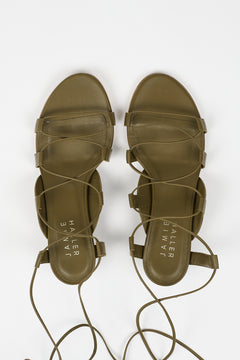 The Sparta Heel in Olive