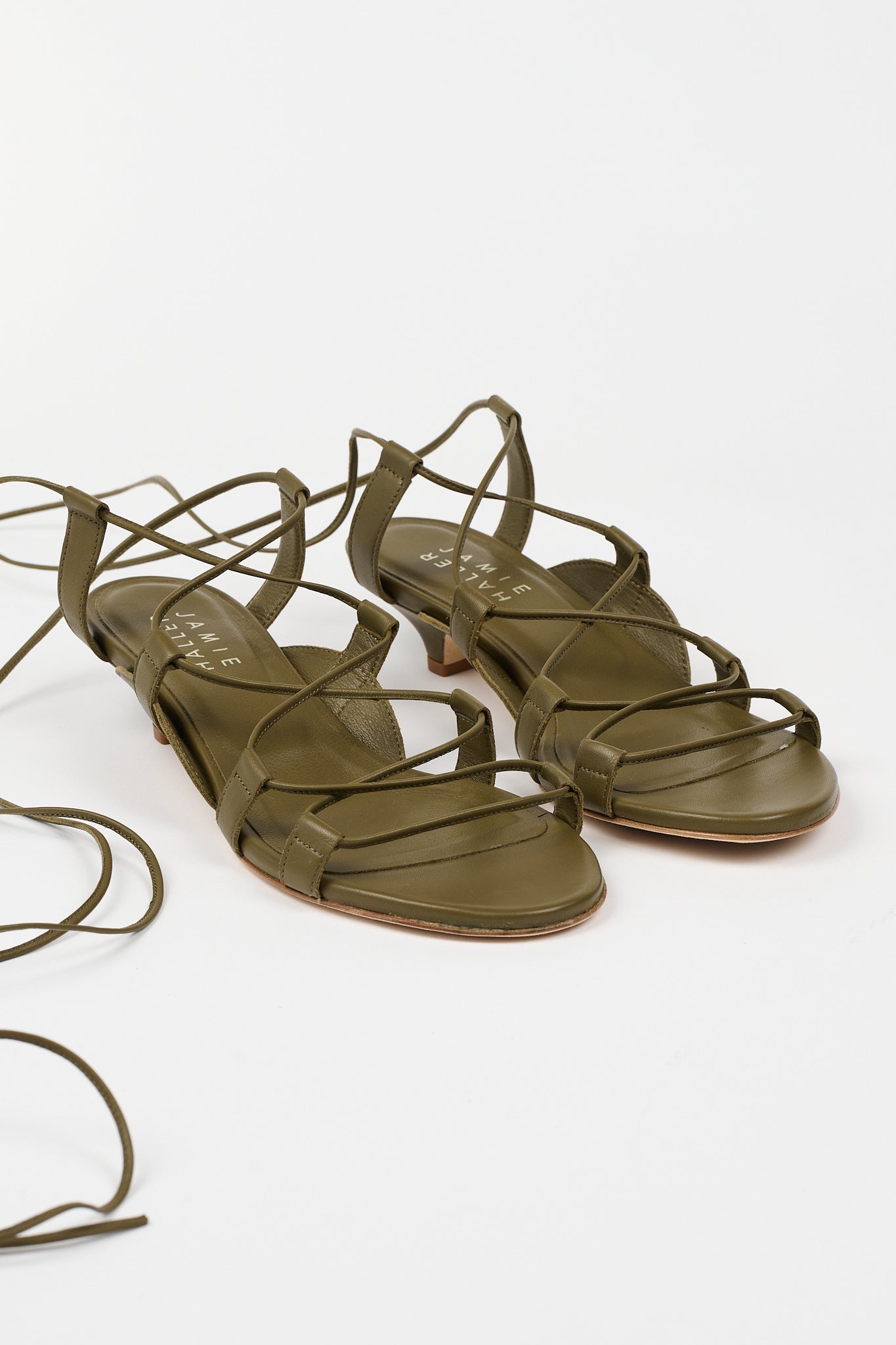 The Sparta Heel in Olive