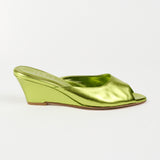 The Kit Slide in Lime Metallic