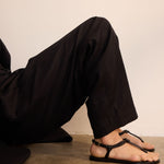 The Knot Sandal in Black