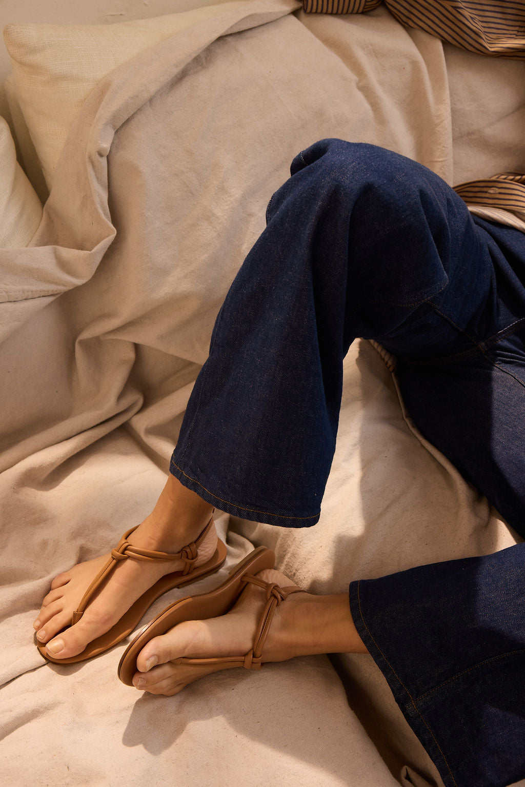 The Knot Sandal in Bare