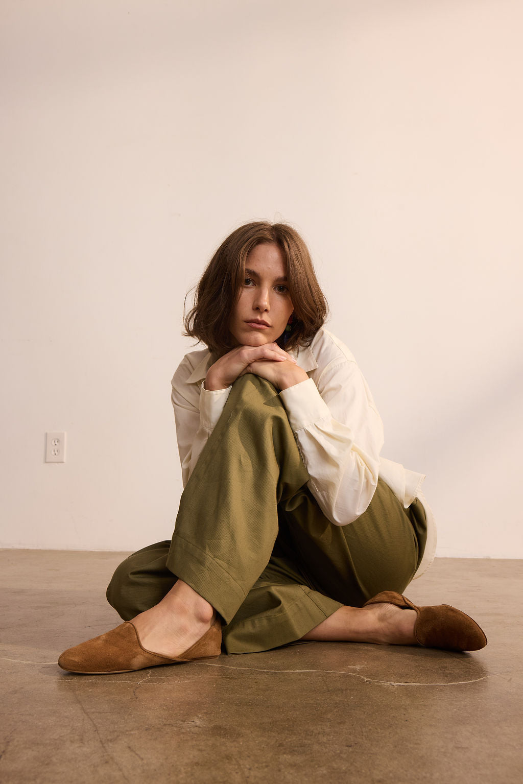 The Khussa Slipper in Brown