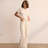 The Chameleon Tee Linen in Ecru