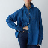 The Essential Shirt in Farrah Indigo