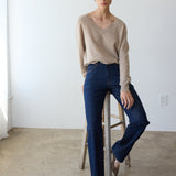 The V Fave Cashmere Sweater in Oatmeal