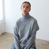 The Sweater Vest in Heather