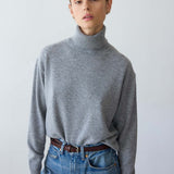 The Primm Sweater in Light Heather