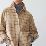The Weekend Shirt in Honey Plaid
