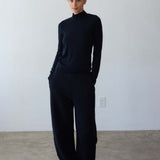 The Mock Neck in Black