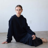 The Sweatshirt Skirt in Navy