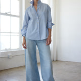 The Baggy Jean in Ice Indigo