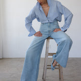 The Baggy Jean in Ice Indigo