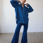 The Elephant Bell in Farrah Indigo