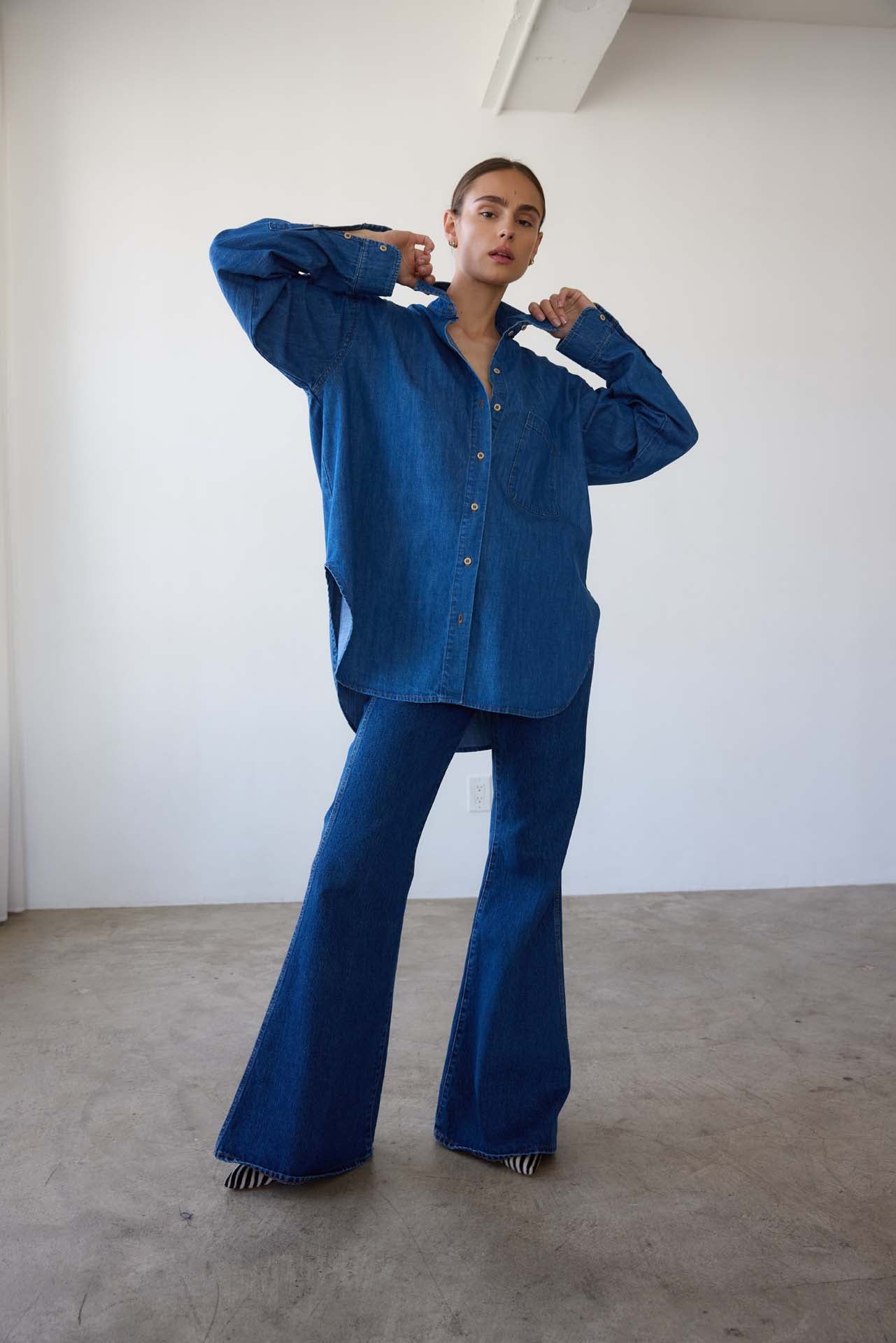 The Elephant Bell in Farrah Indigo