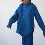 The Essential Shirt in Farrah Indigo