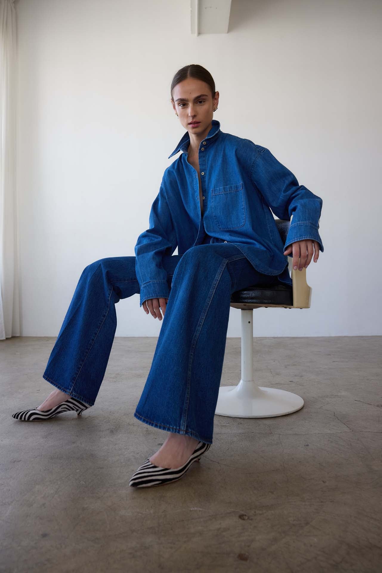 The Elephant Bell in Farrah Indigo