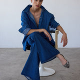 The Essential Shirt in Farrah Indigo