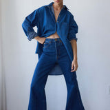 The Essential Shirt in Farrah Indigo