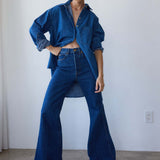 The Elephant Bell in Farrah Indigo