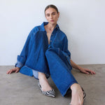 The Elephant Bell in Farrah Indigo