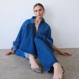 The Elephant Bell in Farrah Indigo