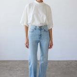 The Pitch Tee in Natural White