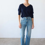 The V Fave Cashmere Sweater in Navy