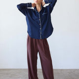 The Lounge Pant in Burgundy