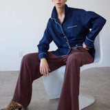 The Lounge Pant in Burgundy