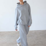 The Pullover Hoodie in Heather Grey