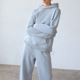 The Pullover Hoodie in Heather Grey