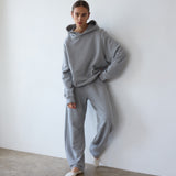 The Pullover Hoodie in Heather Grey