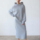 The Sweatshirt Skirt in Heather Grey