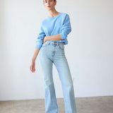 The Daily Sweatshirt in Baby Blue